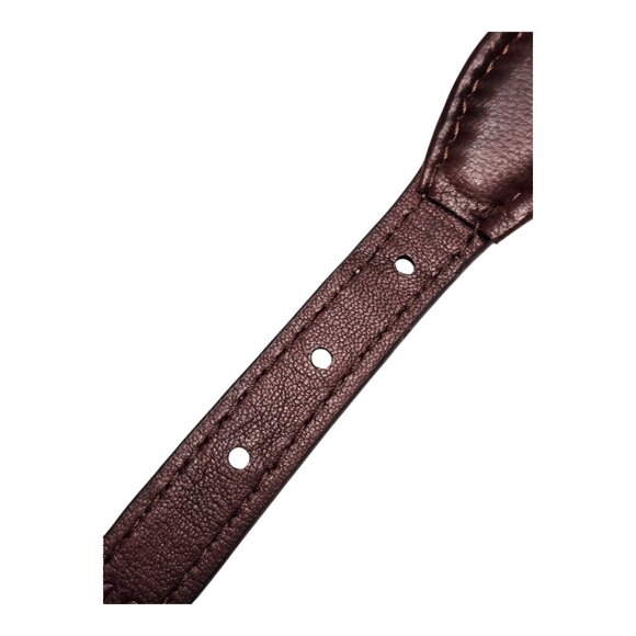 Brown Tan Genuine Leather Dog Collar [DTD105-16] - Picture 12 of 12